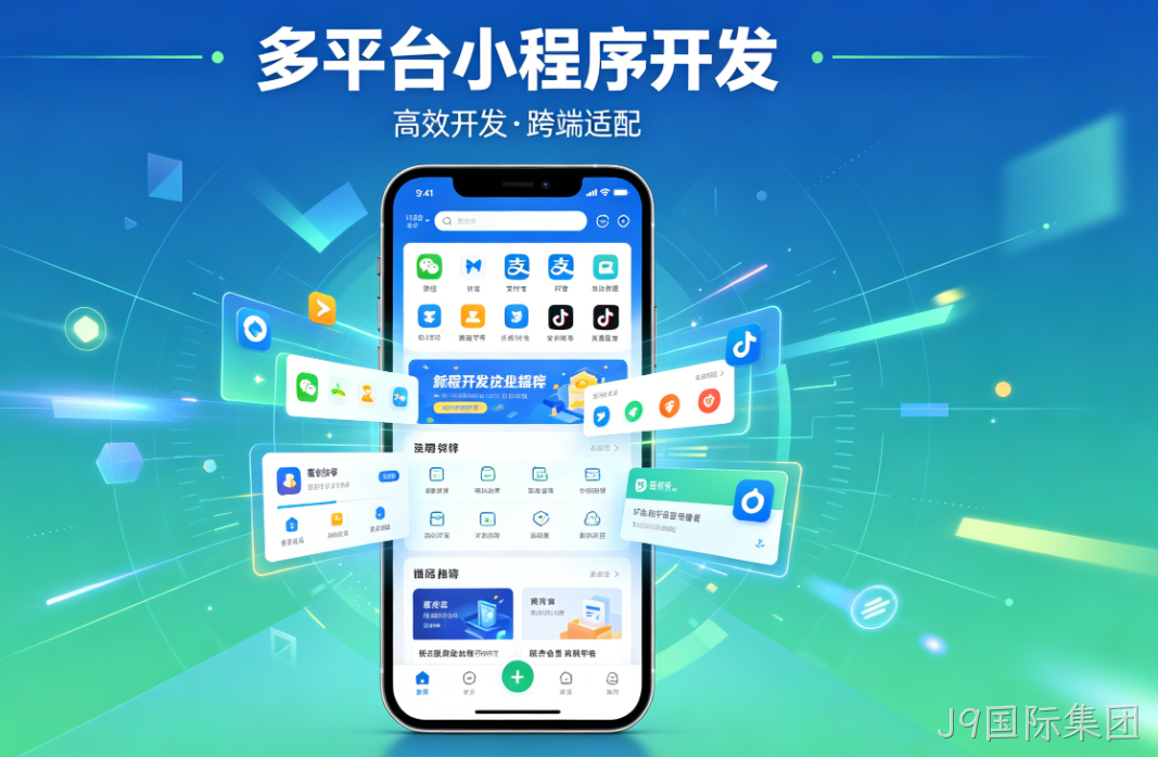 小程序开发选对服务商！J9国际集团多平台定制，帮企业抓住私域红利